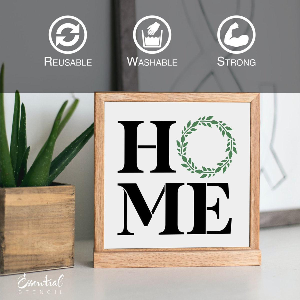 DIY reusable farmhouse home decor stencil,HOME mini sign stencil, home sweet home mini sign stencil, let's stay home mini sign, Our Nest mini sign stencil, this is us our life. our story. our home mini sign stencil, our happy place mini sign stencil, stencil tiered tray signs, DIY home decor, modern farmhouse diy home decor, DIY small shelf sign