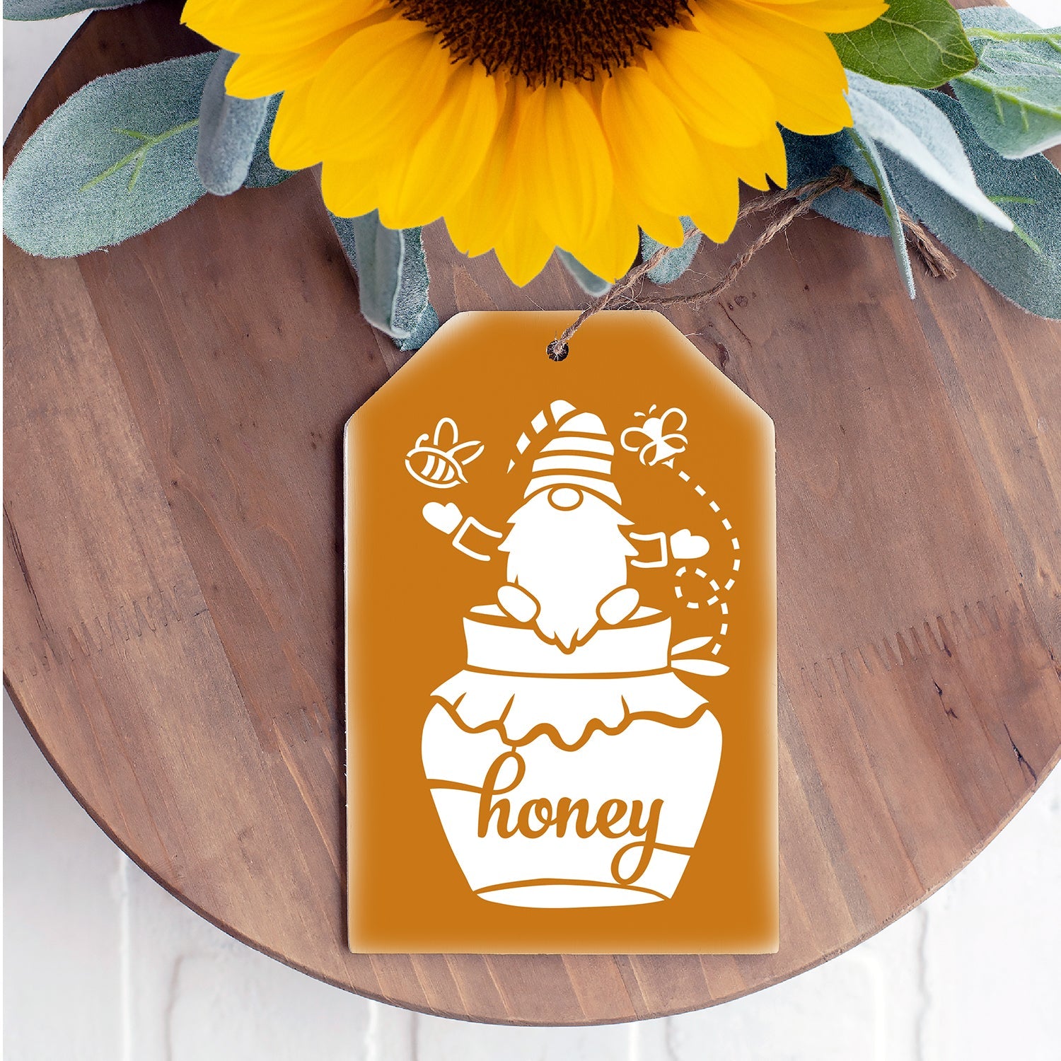 Honeybee Gnomies Mini Tags (4 Pack)-Spring-Essential Stencil
