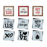 I love us Mini Stencil Set (6 Pack)