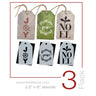 Joy, Peace & Noel Mini Tag Stencil Set (3 Pack)
