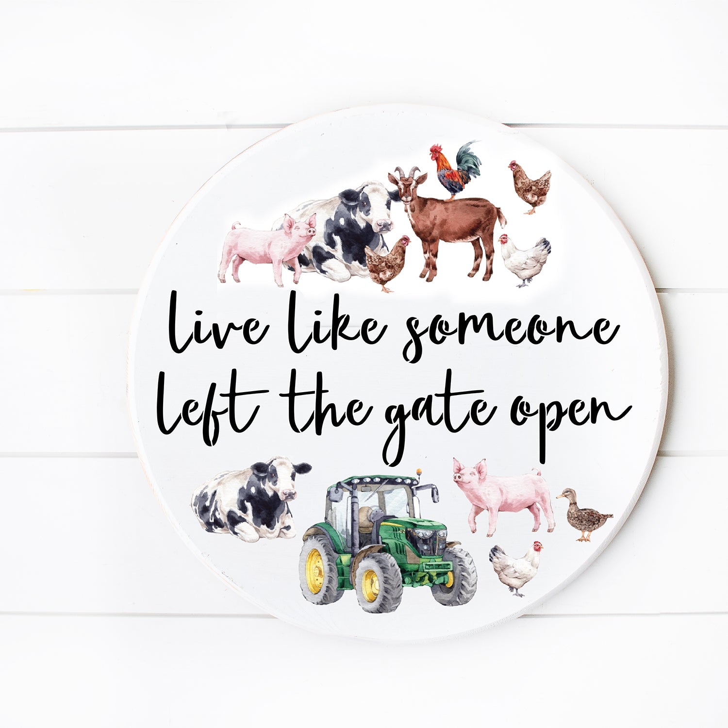 Left the Gate Open Stencil Set (2 Pack)-Farmhouse-Essential Stencil