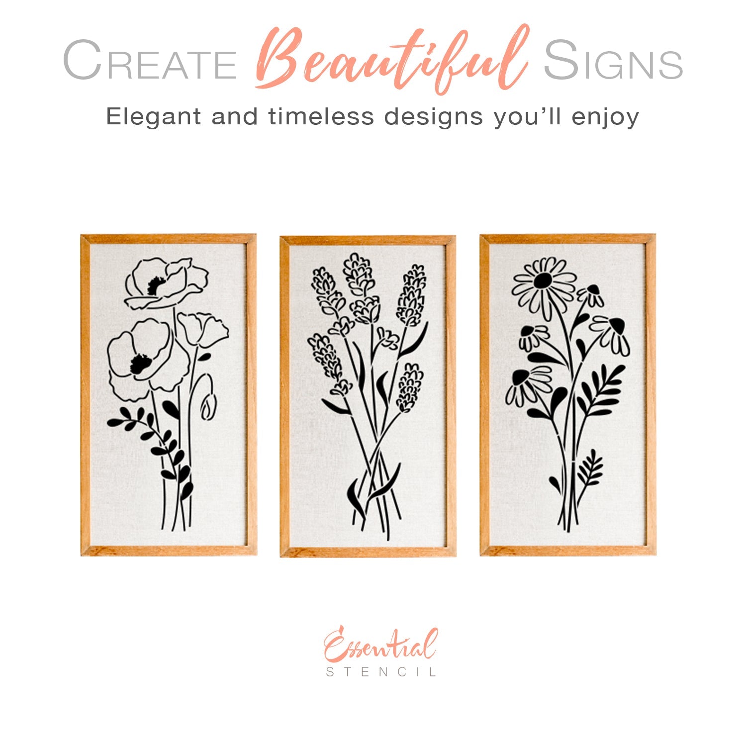 Create Art With Beautiful Stencil Designs