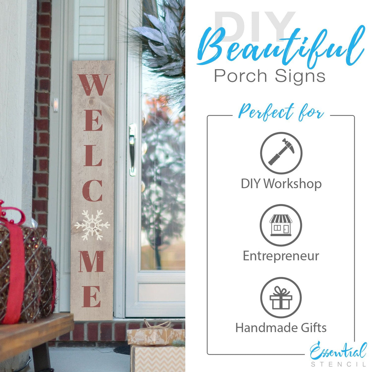 DIY reusable seasonal icon stencils, Vertical porch sign seasonal icon stencils, Fall Leaf stencil, Shamrock stencil, sun stencil, mistletoe stencil, bunny stencil, sunflower stencil, pumpkin stencil, Star flag stencil, flag star stencil, heart stencil, pineapple stencil, snowflake stencil, Christmas tree stencil, Porch leaner seasonal icon add ons, Vertical Porch sign seasonal icon add ons