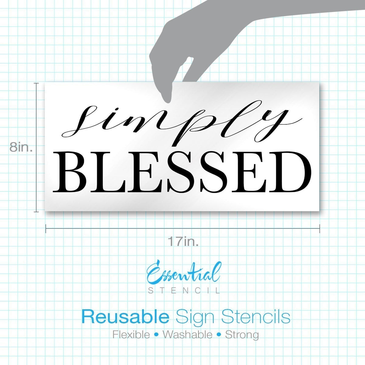 Simply Blessed + Our Nest Stencil Set-Home-Essential Stencil