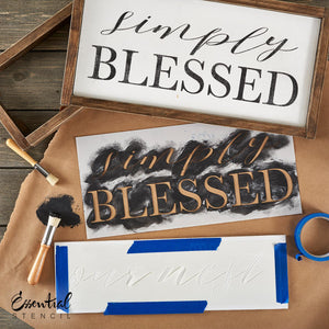 Simply Blessed + Our Nest Stencil Set-Home-Essential Stencil