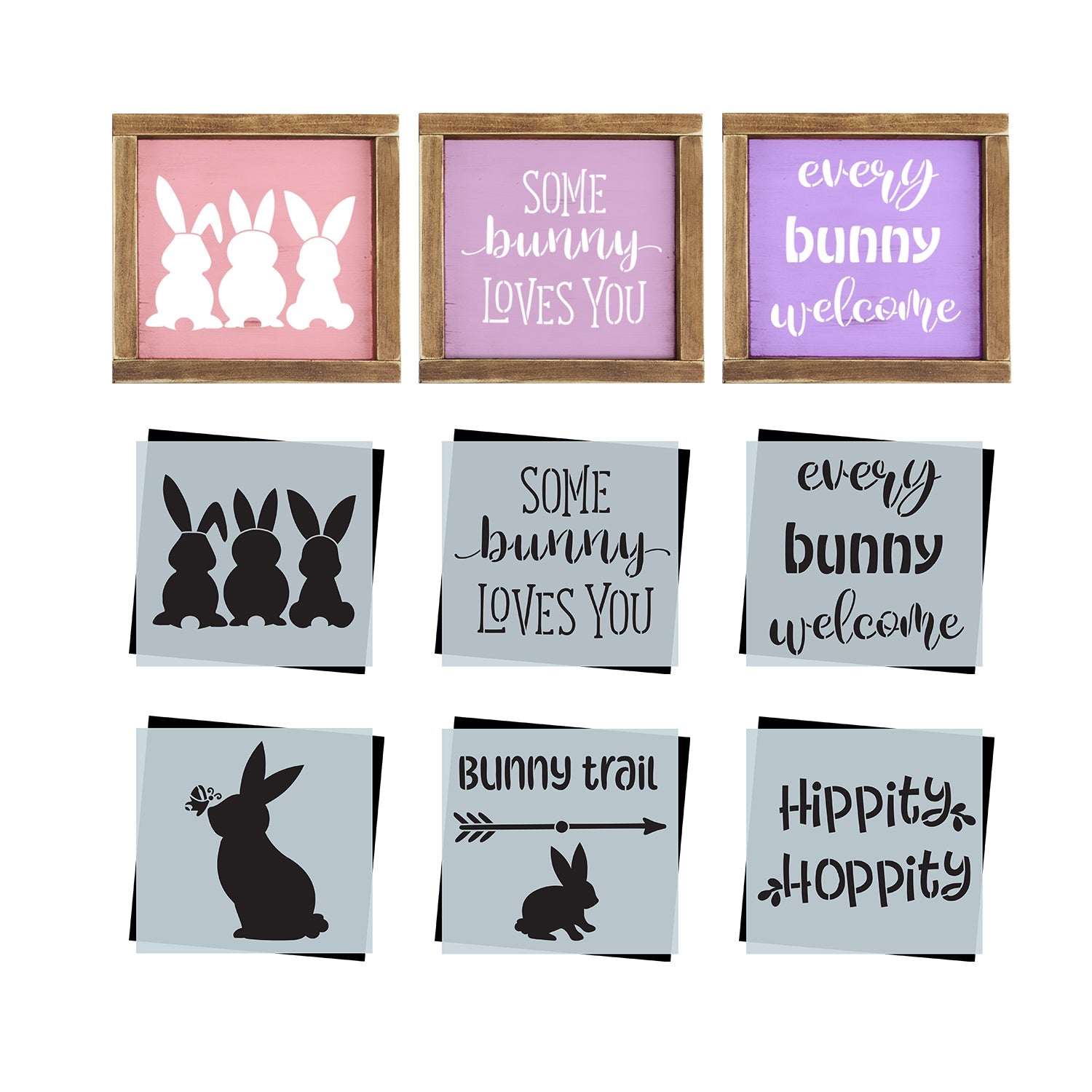 Seaside Silhouettes Stencil Set (6 Pack)