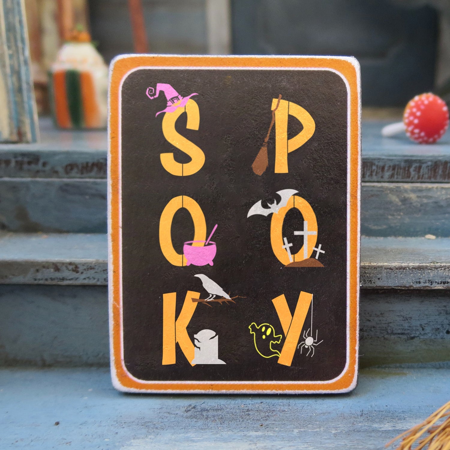 Spooky Letter Stencils