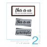 This is Us Stencil Set (2 Pack)