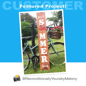Vertical Sweet Summertime | Summer Stencil-Summer-Essential Stencil