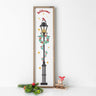 Vertical Winter Light Post 4ft Porch Stencil