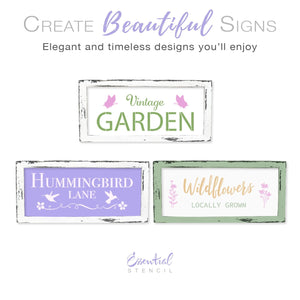 Vintage Garden Stencil Set (3 Pack)-Spring-Essential Stencil