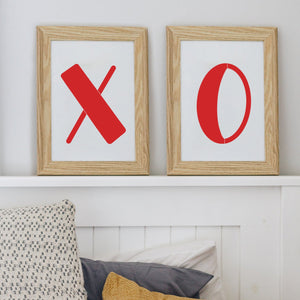 DIY reusable modern farmhouse Valentines day XO wood sign stencils, minimalistic Valentines day diy home decor, xo xo xo pattern wood sign stencils