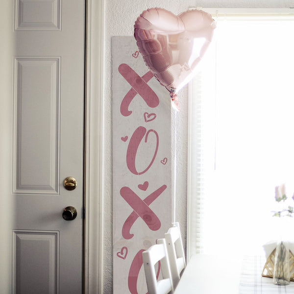 XOXO Valentine Porch Stencil